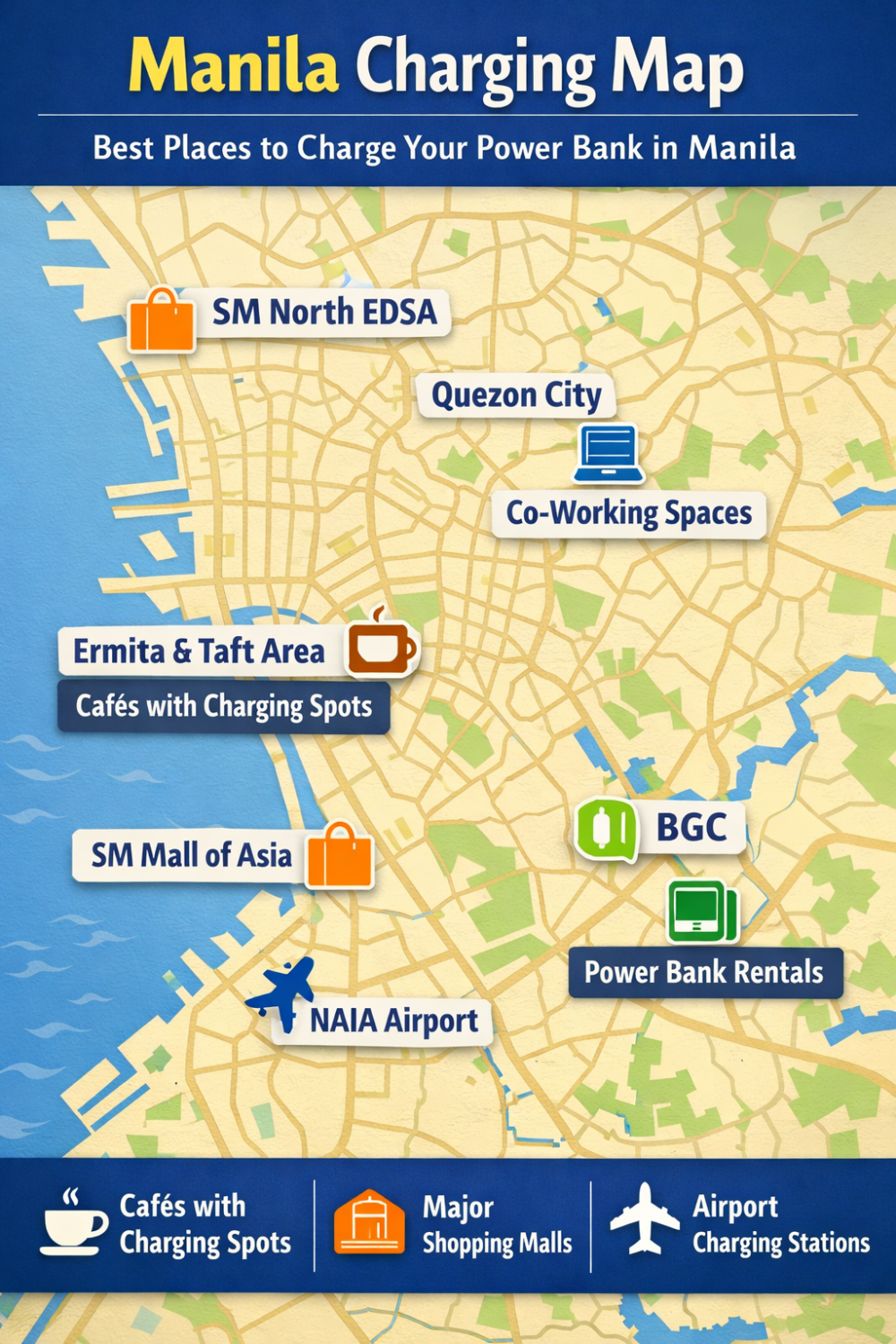 where to charge power bank in manila